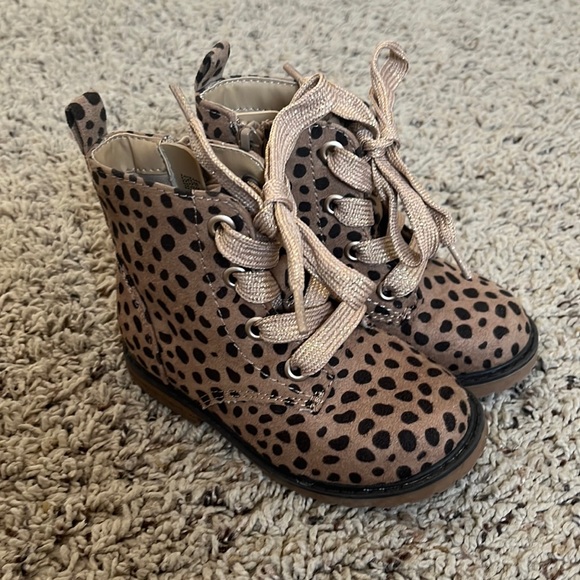 Cat & Jack Other - Cat & Jack Toddler Leopard Boots - Size 7